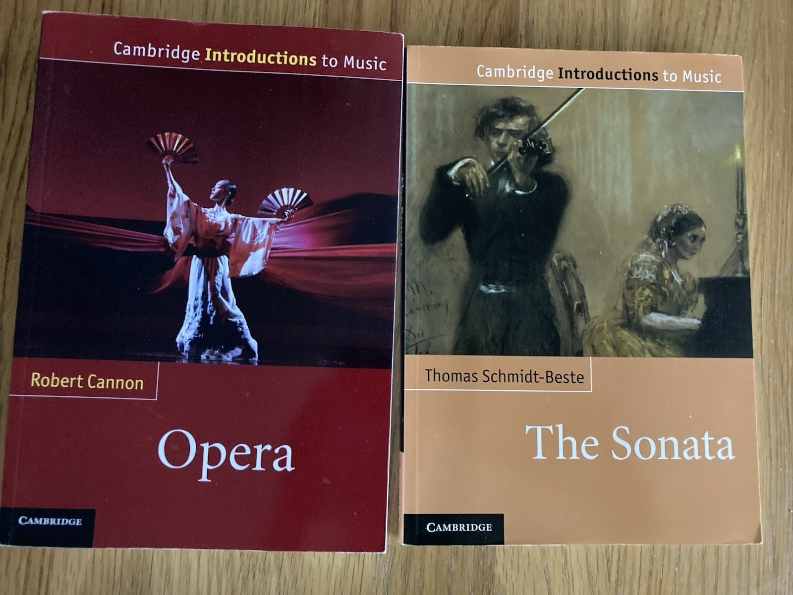 Lot/Bundle of 2 x Paperbacks. Cambridge Introductions to Music. Opera/The Sonata