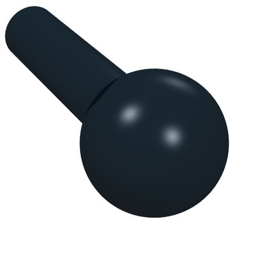 10x LEGO  Part 22484 - Bar   1L with Tow Ball