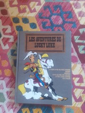 Coupon De Tissu Vintage Lucky Luke - 40 X 77 Cm - Polycoton Lavé - Occasion