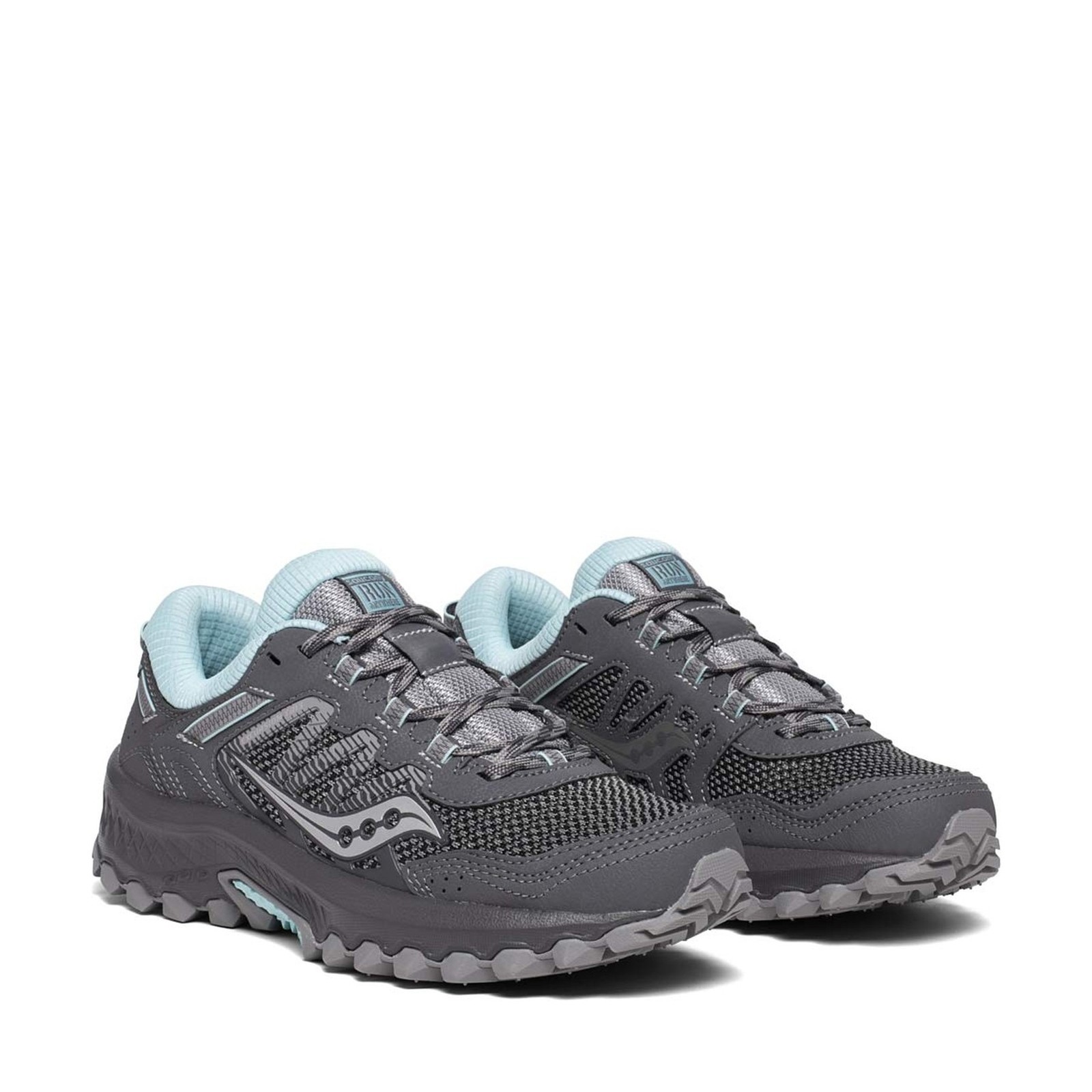 Saucony Women's Versafoam Excursion Tr13 Trail Running Shoe 9.5 Charcoal | Blue thumbnail 6