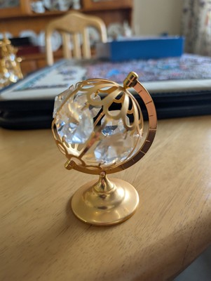 Crystal Temptation 24k vergoldet Mini Globus mit österreichischem Kristall