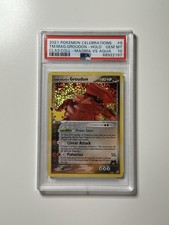 Pokemon (PSA 10) Team Magmas Groudon 9 Celebration Englisch