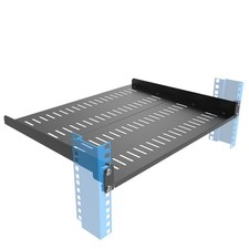 1U Server Rack Shelf Universal Vented Cantilever Tray 1417 Inch Adjustable