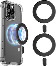 For Magsafe Magnet Sticker,2Pcs,Magnetic Adapter Ring for Phone Cases Wireless C