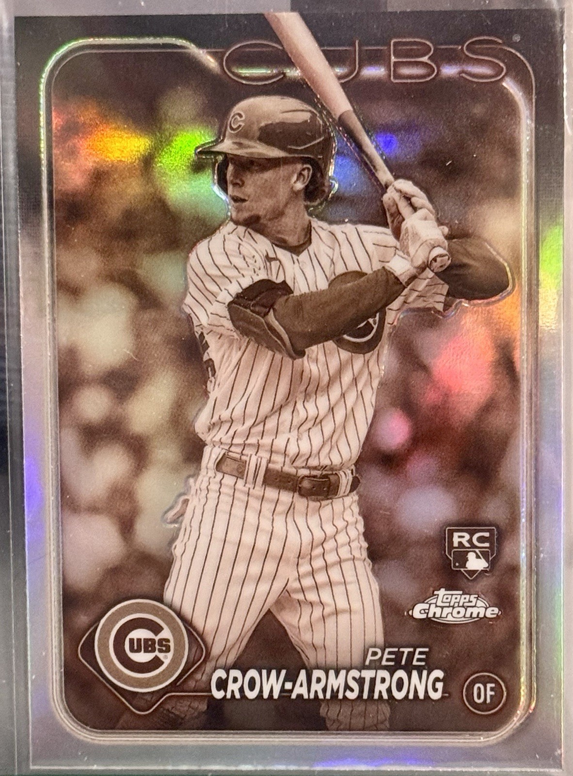 2024 Topps Chrome - Pete Crow-Armstrong #16 Sepia Refractor (RC)