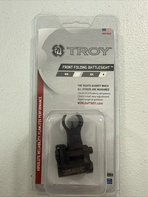 #ad Troy Front Folding Battle Sight HK Black $74.99