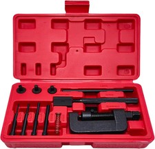 13PCS Chain Breaker Tool Kit with Rivet and Roller Chain Link Removal Tool, Chai
