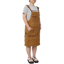 Long Heavy Duty Waxed Canvas Tool Apron 18 Oz Carpenter Woodworking Adjustable