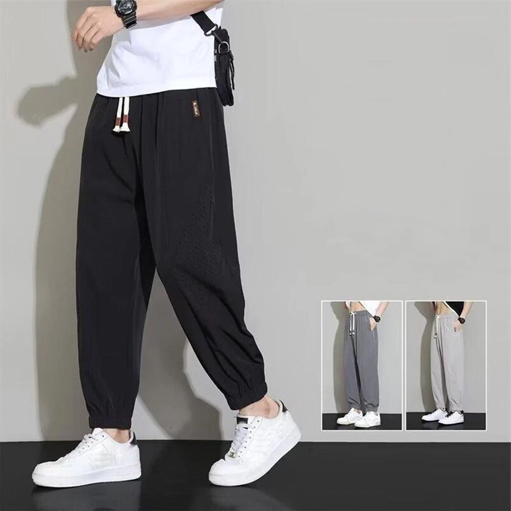 Active Mens Sweatpants with Quick Drying Fabric for Sports and Exercise