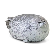 Cute Chubby Seal Plush Pillow 3D Stuffed Sea Lion Doll Sleeping Cushion Toy Gift