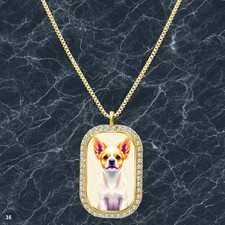 Amazing Cute Dog Puppy Pendant Necklace Image Design Modern Gold Tone Best