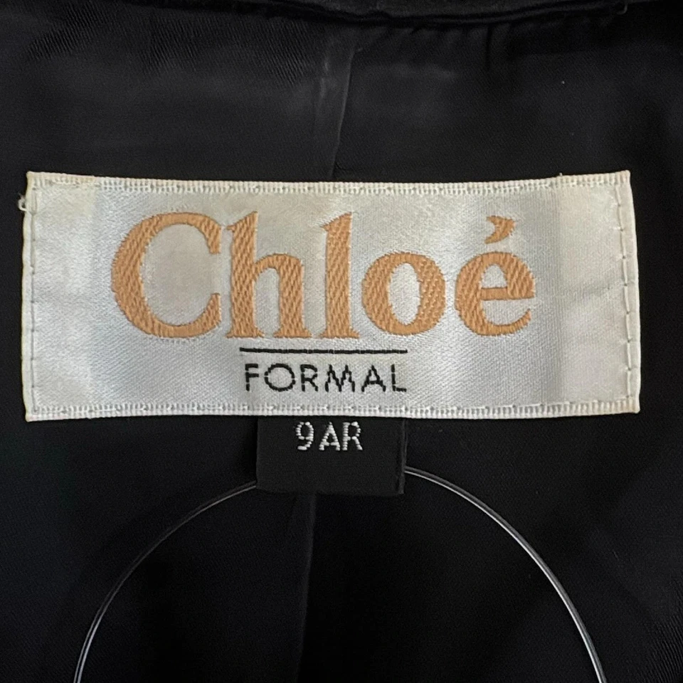 Auth Chloe - Chaqueta negra para mujer Foto 3 de 4