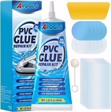 Air Mattress Patch Kit, 80ml Heavy Duty Waterproof Vinyl Repair Kit for Air Matt