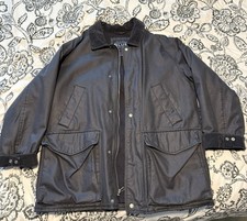 Structure Blue Men  s Black Workwear Jacket, Size M, Cotton/Polyester