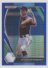 2021 Panini Prizm Draft Picks Blue & Carolina Hyper Micah Ottenbreit 07rd