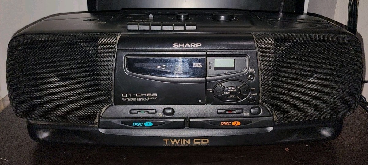 Sharp QT-CH88 Portable Boombox As Seen on The Sopranos ***For