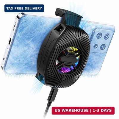 Phone Cooler for Gaming - Fast Cooling Semiconductor Cell Phone Fan with Low Noi