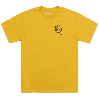 2025 Troy Lee Designs T-Shirt Smiley Gold Motocross oder MTB T-Shirt