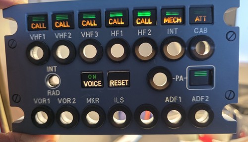 Airbus Audio Control Panel - Part Number: 2788-AD-86