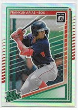 2025 Donruss Optic Rated Prospect Silver Prizm Franklin Arias Red Sox SS #175