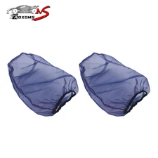 2 x Universal Water Guard Cold Air Intake Pre-Filter Cone Filter Cover Dustproof