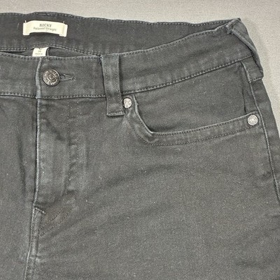 True Religion Ricky Flap SN Black Jeans Mens 36x32 Straight Leg