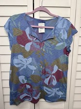 Fresh Produce Floral Split Neck Short Sleeve ...