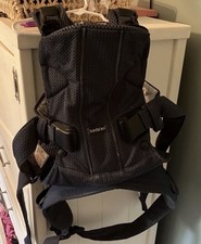 BabyBjorn Baby Carrier Standard 100 Dark Blue Mesh, 8lb-33lb