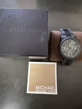 Michael Kors MK8182 Men's Watch Stainless Steel, Black