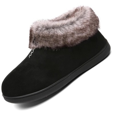 Hausschuhe Damen Pantoffeln Unisex Bequeme Confort,36 EU,Dark Schwarz