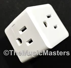 Grounded UL Listed 3 Outlet Wall Plug Power Splitter CUBE Tap Electric Adapter