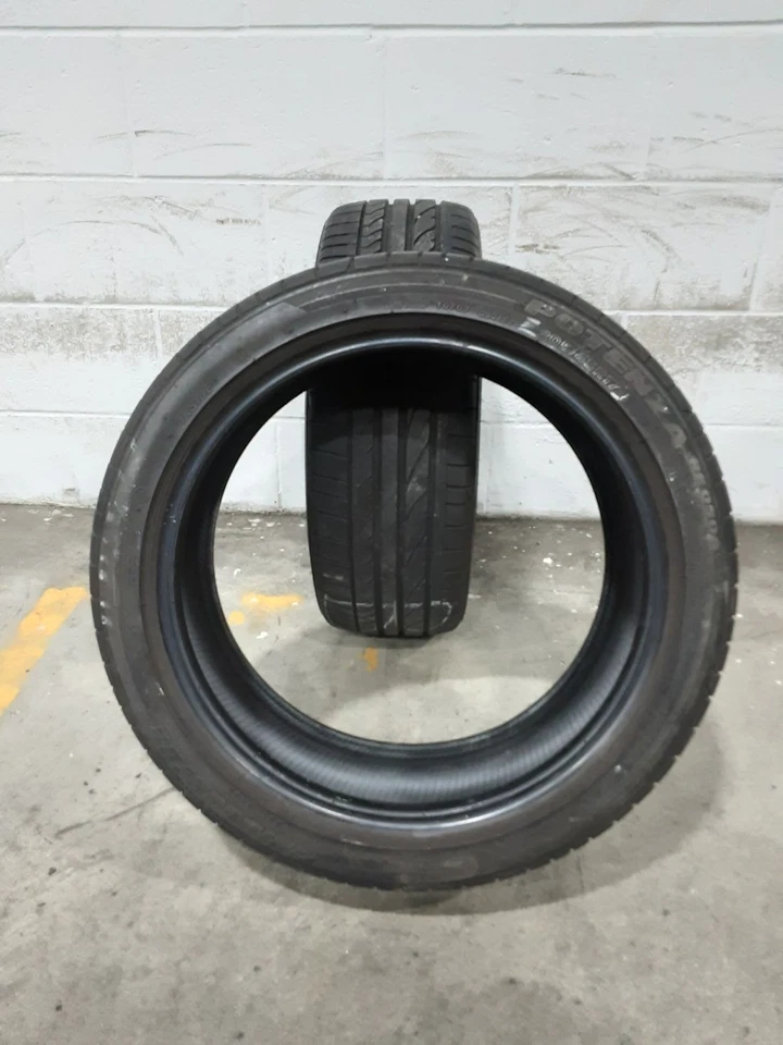2x P205/45R17 Bridgestone Potenza RE050A 8/32 Used Tires - Image 2 of 4