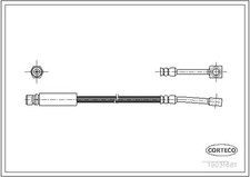Flexible de frein Daewoo LANOS