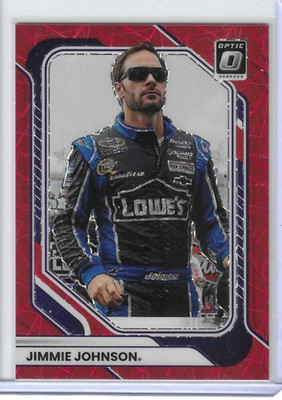 2026 Donruss Racing JIMMIE JOHNSON RED VELOCITY SP PRIZM #55 183/199