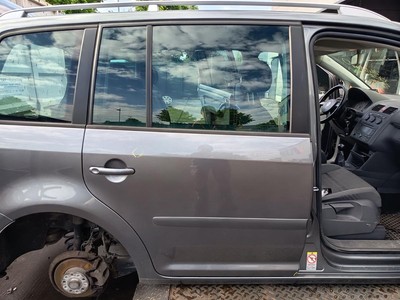 VW Touran 1T original Tür hinten rechts Fond D7X Platingrau Bj 2006