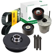 CONTI 7DPK1884 Keilrippenriemen Riemenscheibe Rollen Satz für BMW F07 F10 X5 X6