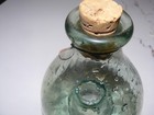VINTAGE Green Blown Glass Fly/Wasp Catcher Insect/Bug Trap with cork — photo 9