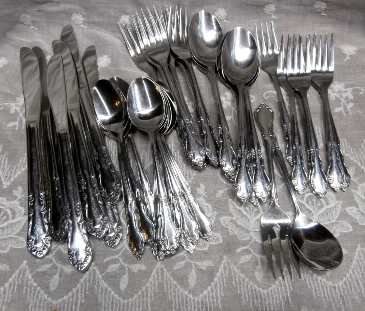 25+ Flower Silverware Single Flatware Pieces for sale | Updated