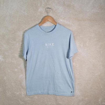 Nike Spellout T-Shirt Damen mittelblau Print Logo PA222