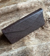 Brillenetui GUCCI Original Lederetui dreieckig