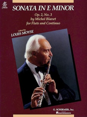 Sonata in E Minor, Op. 2, No. 3 Woodwind Flute