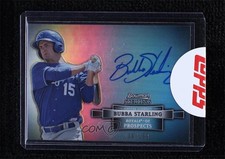 2012 Bowman Sterling Prospect Refractor /199 Bubba Starling #BSAP-BS Auto ix8
