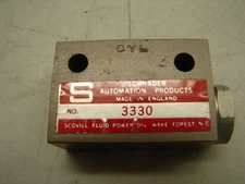 SCHRADER AUTOMATION 3330 SHUTTER VALVE ***NNB***