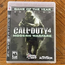 Call of Duty 4 Modern Warfare Sony PlayStation 3 PS3 Complete in Box CIB