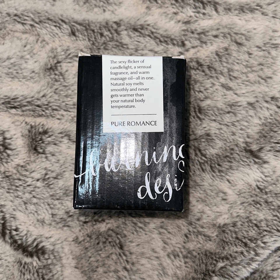 Pure Romance Burning Desire” massage oil candle | Sz OS - Image 2 of 4