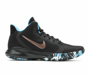 blue and gold basketball shoes