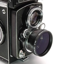 Snap Out Bay 1 Lens Hood with 46mm Filter Thread for Yashica Mat 124G