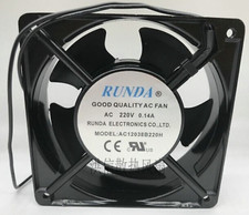 one RUNDA Fan AC12038B220H AC 220V 0.14A 2-wire cooling fan 120 38mm 9