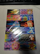 Sealed Pokemon 1997 Japanese Banpresto Vintage Jumbo Sticker 10682