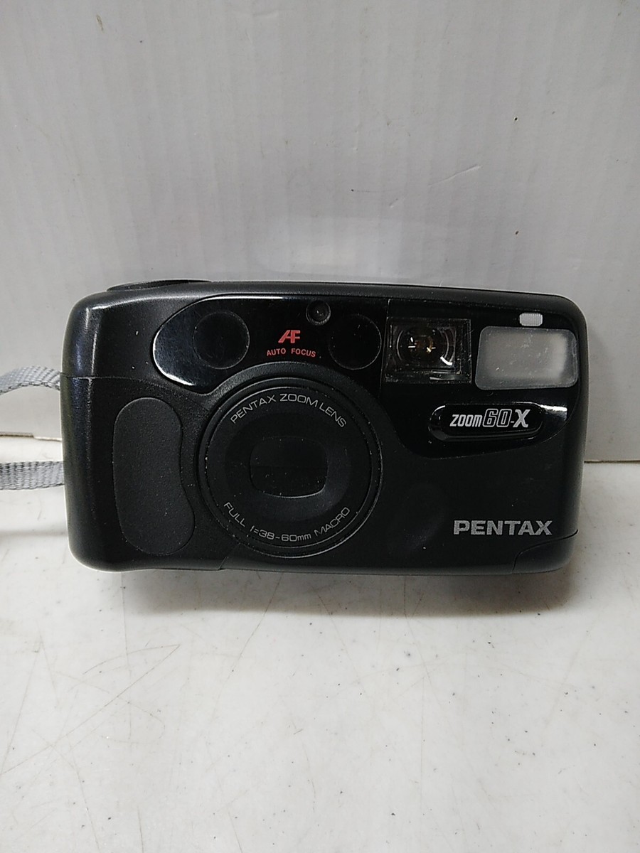 Pentax Zoom 60-X 35mm AF 38-60mm Lens Film Point & Shoot Camera
